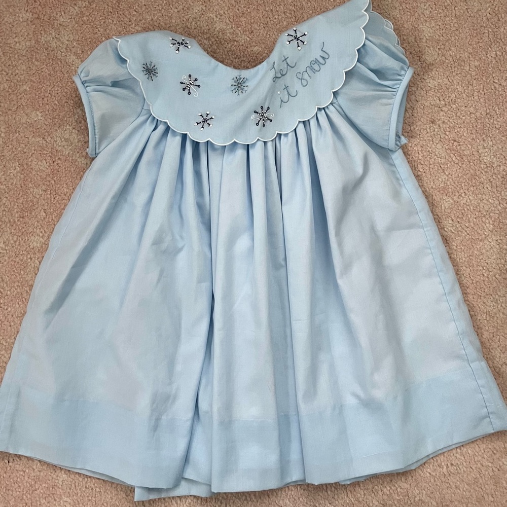 The Proper Peony “Let It Snow” dress
